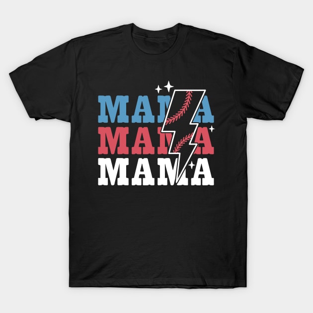 Baseball Mama T-Shirt by Teewyld